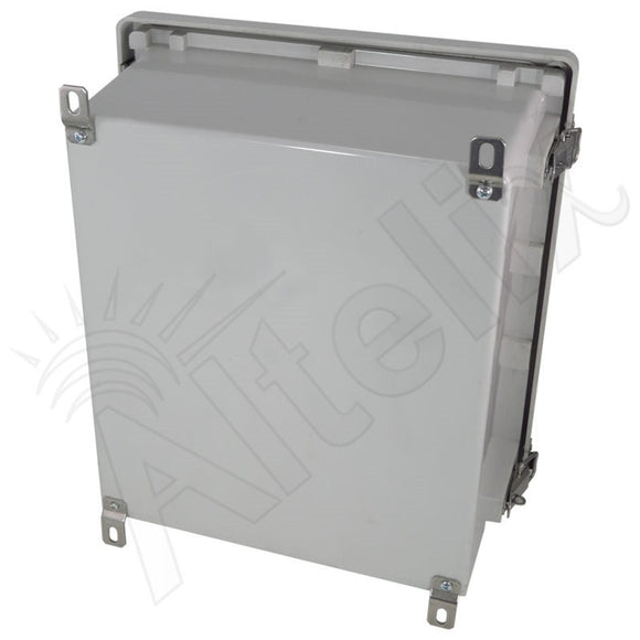 Altelix NEMA 4X Fiberglass Weatherproof Camera Security Cabinet with Three HIKVISION DS-1273ZJ-140 Camera Mounts