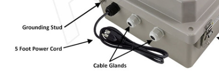 Altelix 14x12x8 Insulated Fiberglass Vented Weatherproof NEMA Enclosure with Cooling Fan, 120 VAC Outlets & Power Cord