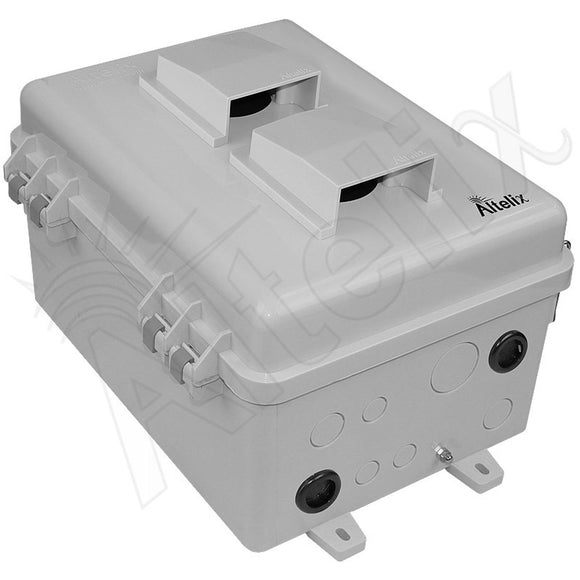 Altelix 12x9x7 Polycarbonate + ABS Vented RF Transparent Outdoor WiFi Enclosure