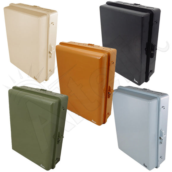 Altelix 17x14x6 Polycarbonate + ABS Weatherproof NEMA Enclosure with 100-240 VAC Universal Power Outlet