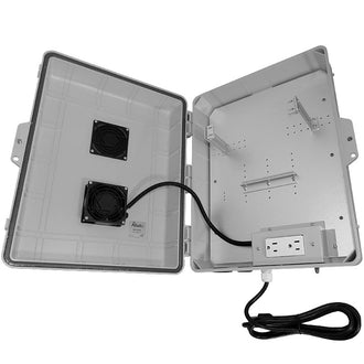 Altelix Enclosure for SONOS® AMP, Apple® TV, Amazon® Echo Link Amp, Bluesound® Powernode, ROKU® Ultra, WiiM® Pro - 0