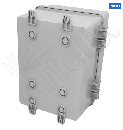 Altelix 12x9x9 Polycarbonate + ABS Vented RF Transparent Outdoor WiFi Enclosure