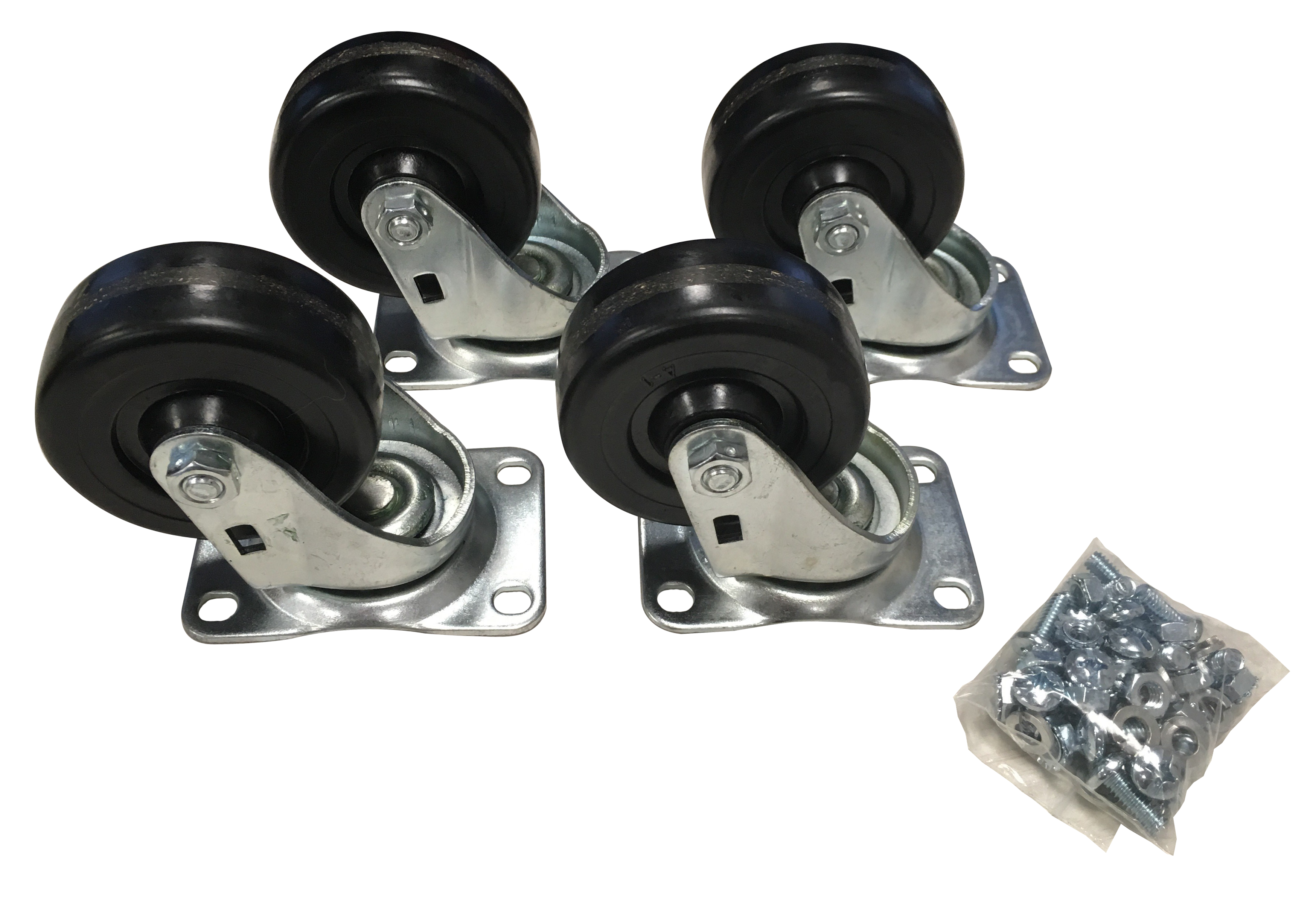 Cabinet Caster Set 1425B Series  Up to 1050 lbs|475 kg Weight Capacity