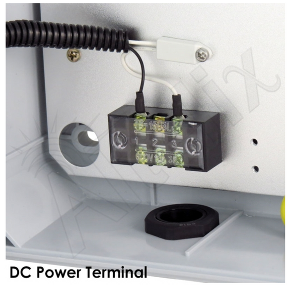Altelix 17x14x6 Vented Polycarbonate + ABS Weatherproof NEMA Enclosure with 48 VDC Cooling Fan
