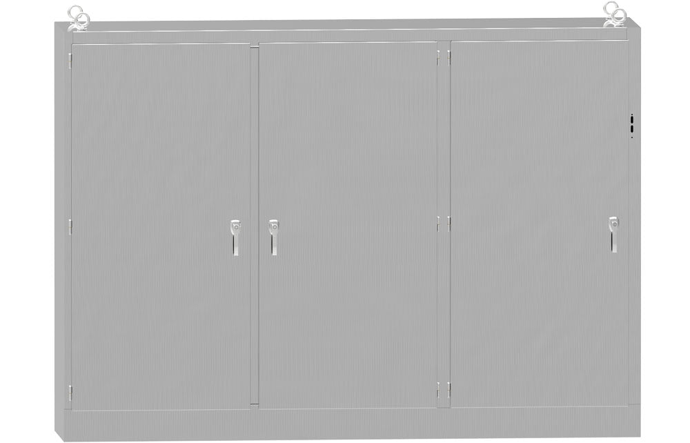 Type 4X Stainless Steel Multi   Door Freestanding Disconnect Enclosure UHD SS Series  Hinge Door with Handle