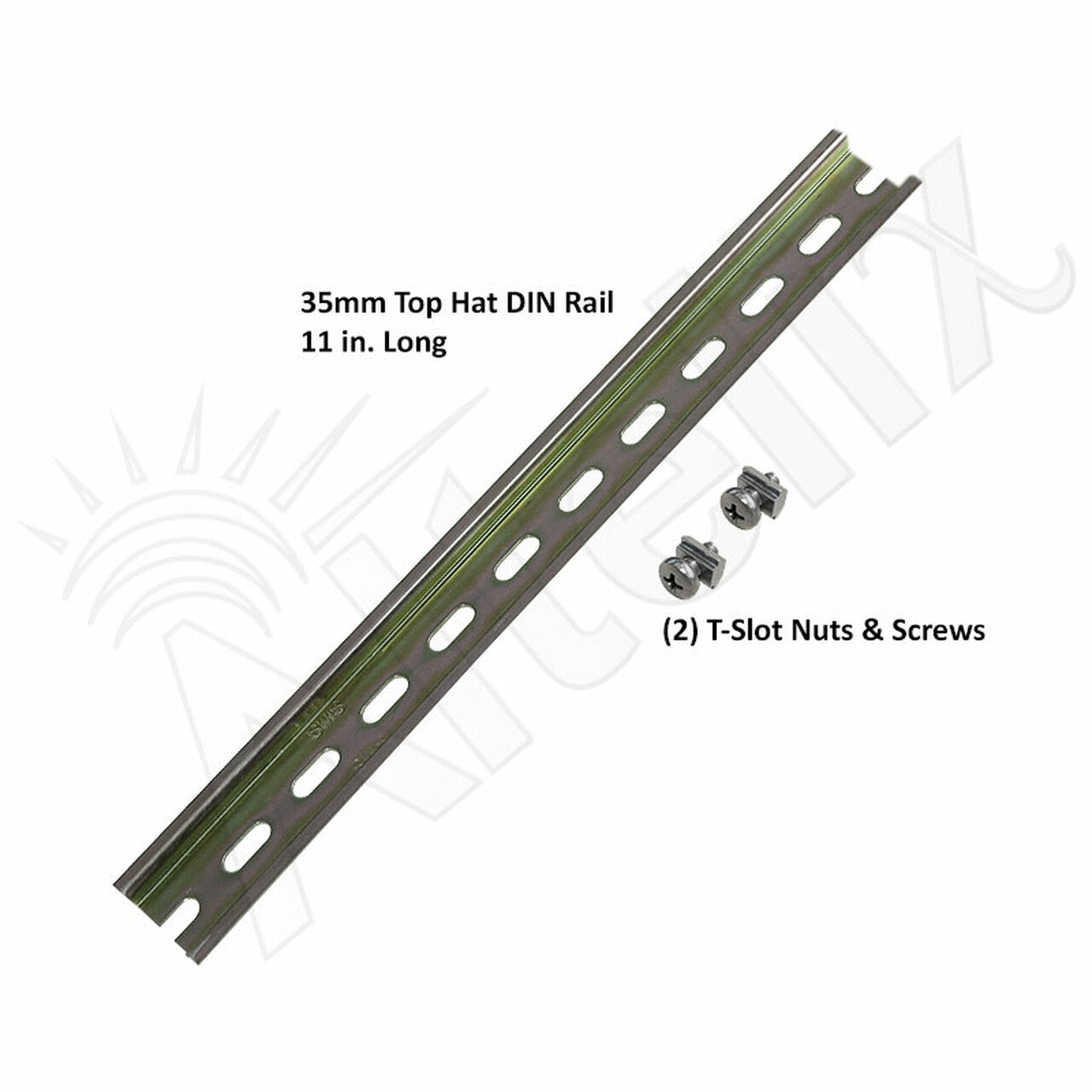 35mm Top Hat DIN Rail Kit for NFC161208 Series Enclosures - 0