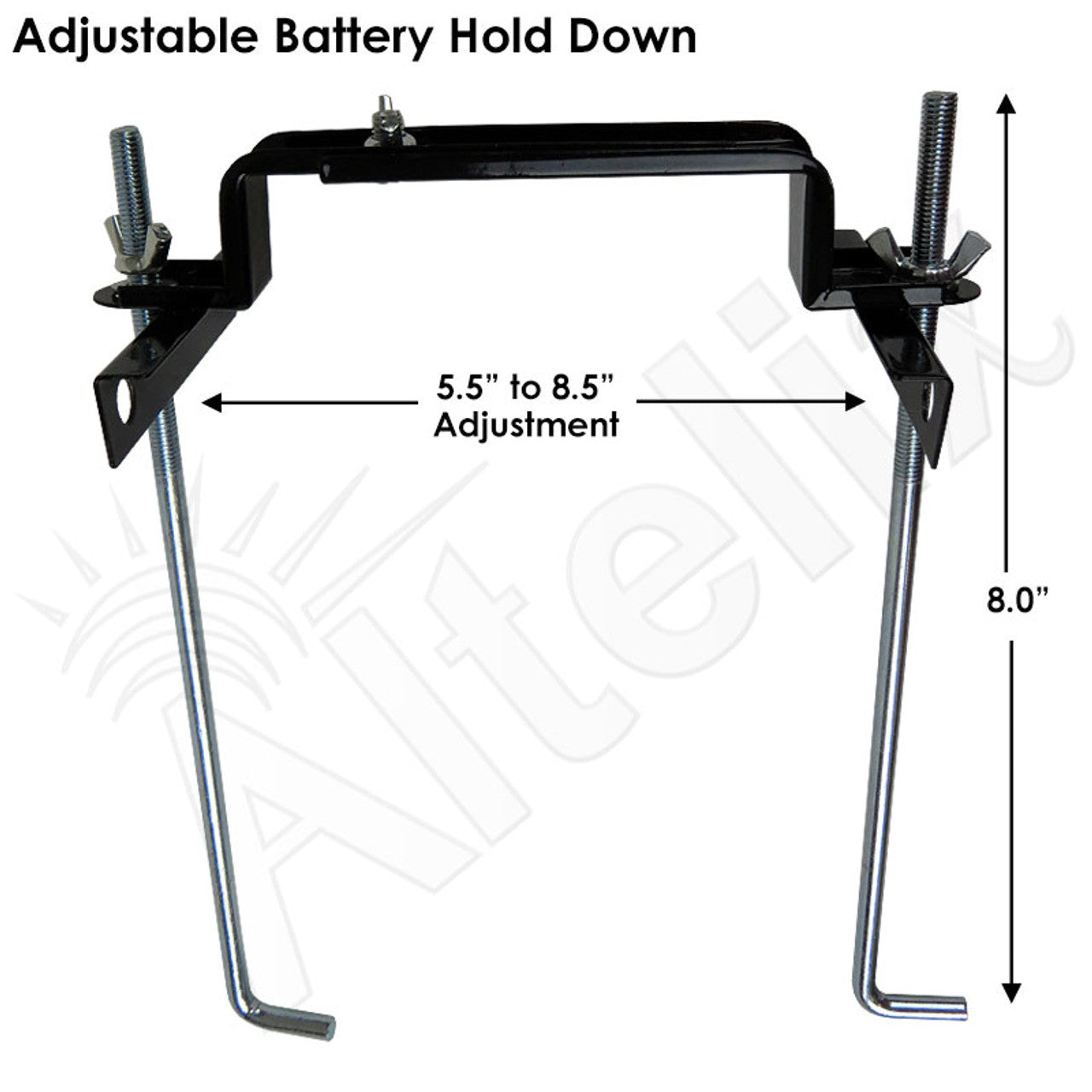 Steel Battery/Utility Shelf with Adjustable Battery Hold Down for NS Enclosures
