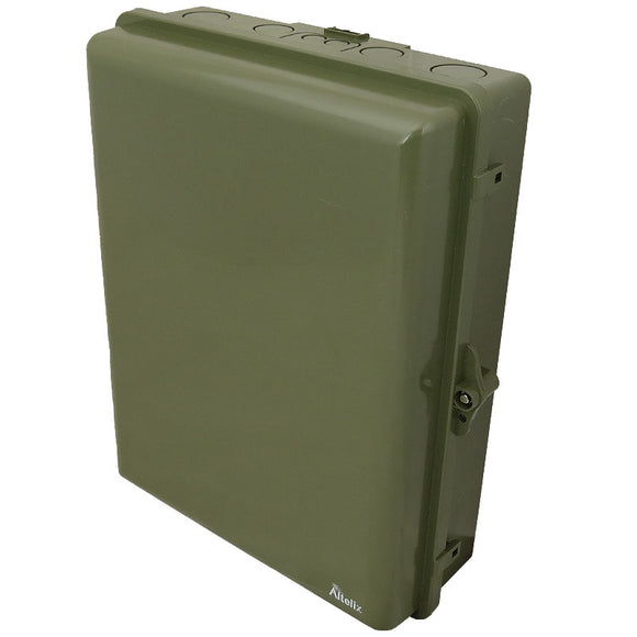 Altelix 17x14x6 PC + ABS Weatherproof Utility Box NEMA Enclosure with Pole Mount Kit