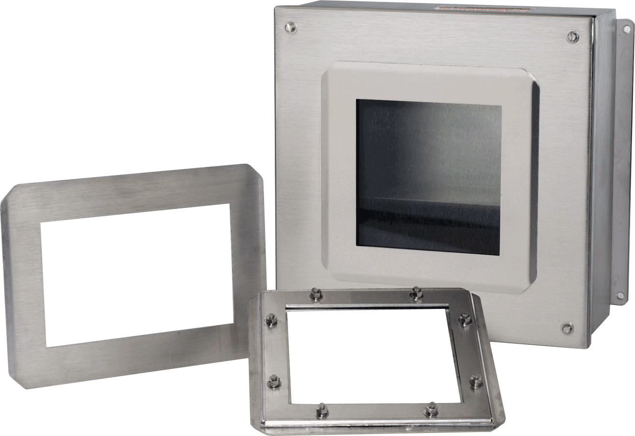 EWKSS Series     304 Stainless Steel Window Kit with Shatterproof and Scratch   Resistant Glass