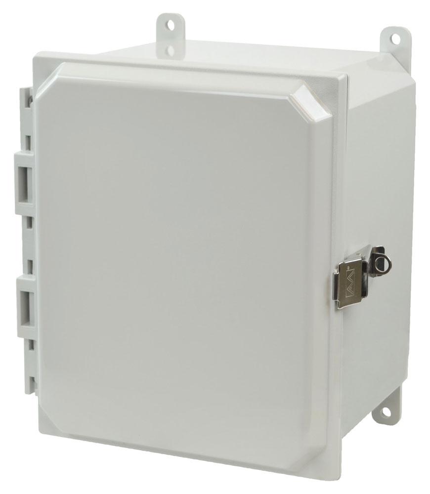 Type 4X Polycarbonate Junction Box (Solid and Clear Cover) PCJ Series Metal Latch Cover