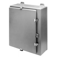 Type 4X Polyester Wallmount Enclosure PHW Series  Continuous Hinge Door with Twist Latches