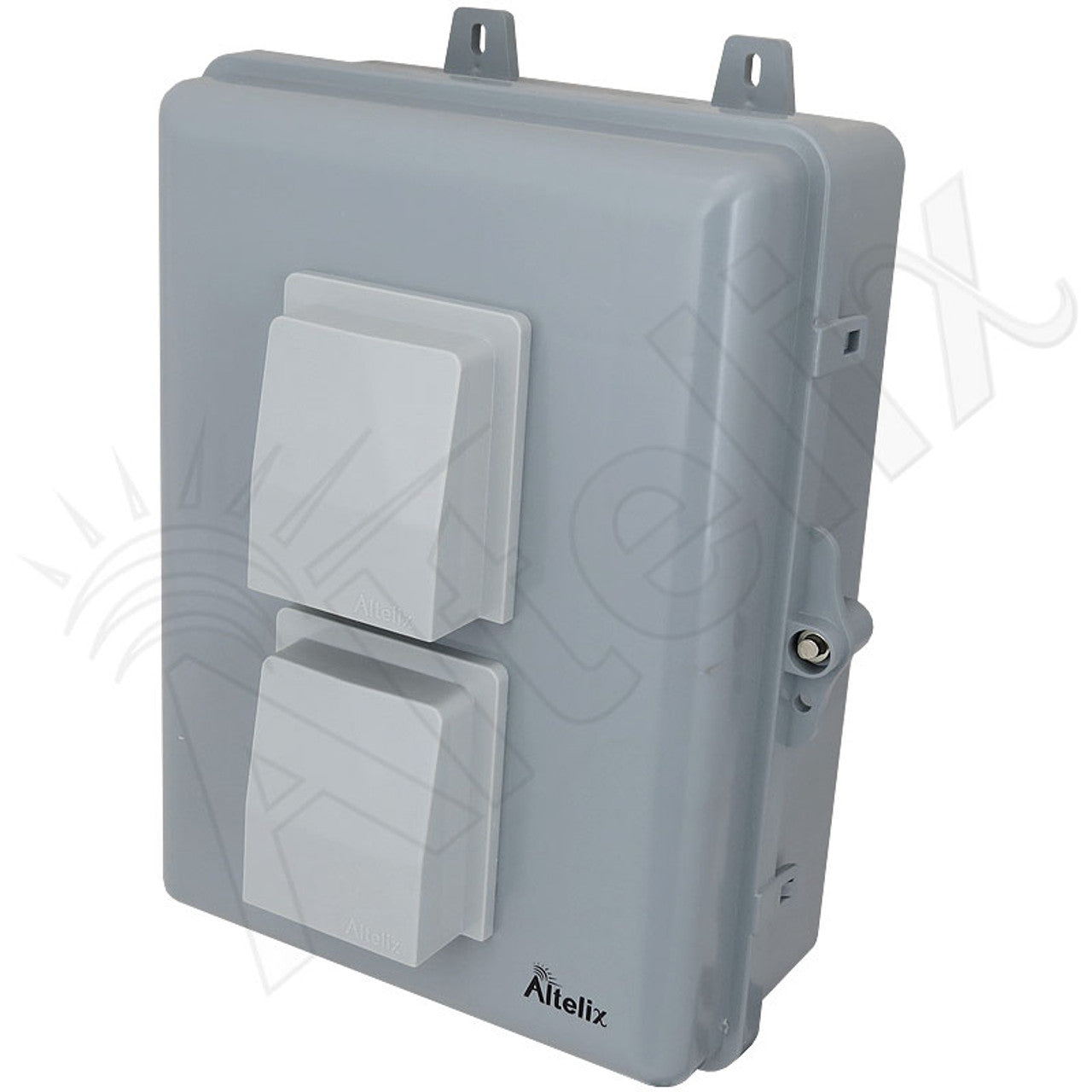 Altelix Weatherproof Vented WiFi Enclosure for Amazon eero® 6 and eero® 6 Extender with 120VAC Outlet and Power Cord