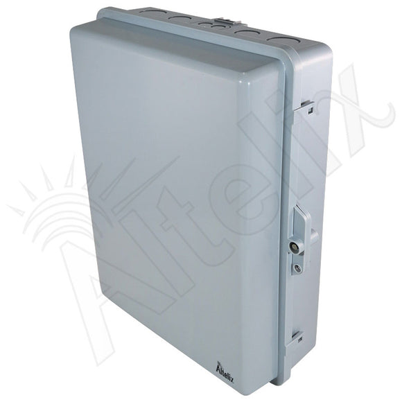 Altelix 17x14x6 Polycarbonate + ABS Weatherproof NEMA Enclosure with 100-240 VAC Universal Power Outlet