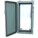 1418 Series Painted Mild Steel Enclosures with Continuous Hinge Clamped Cover Includes Inner Panel-2