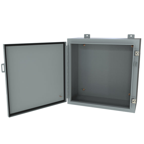 Type 4/12 Mild Steel Wallmount Enclosure - Less Panel 1418LP Series