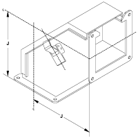 1485 Series 90 Elbow, Outside Open - Steel/Gray