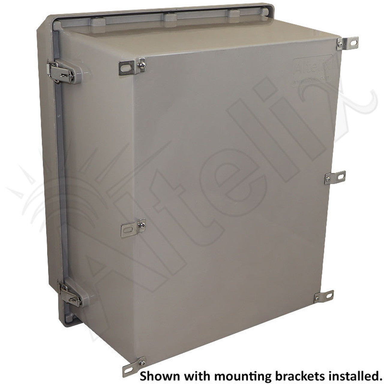 Altelix Fiberglass Vented & Heated Weatherproof NEMA Enclosure with Dual Cooling Fans, 200W Heater and 120 VAC Outlets