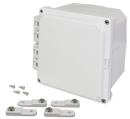 Integra - Premium Series | Hinged Cover | Opaque | Mounting Feet | White-1