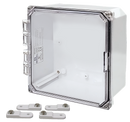 Integra - Premium Line | Polycarbonate | Hinged Cover | Clear | Mounting Feet | 6P | White-3
