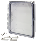Integra - Premium Line | Polycarbonate | Hinged Cover | Clear | Mounting Feet | 6P | White-4