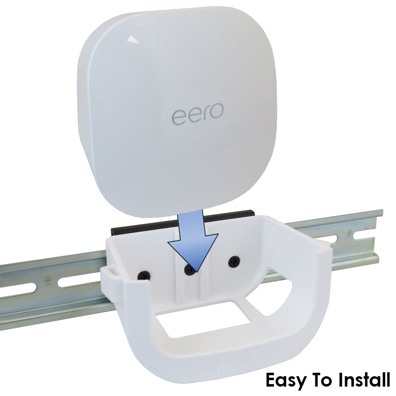 Altelix DIN Rail Mount for eero™ - Compatible with eero™ 2nd Gen Mesh WiFi Router-2