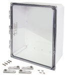 Integra - Premium Series | Polycarbonate | Hinged Cover | Clear | Mounting Feet | White-9