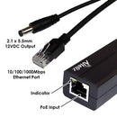 Altelix Gigabit IEEE 802.3af/at PoE Splitter, 12VDC 1.2A Output, 5.5x2.1mm DC Plug-1