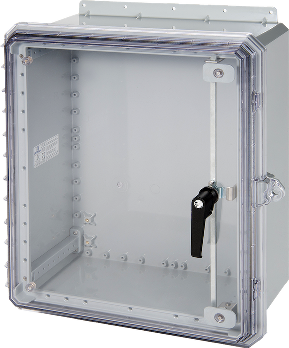 Integra - Genesis Line | 20x16x8 | Polycarbonate | Multiple Latching Options | Hinged | Integrated Mounting Flange