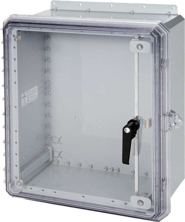 Integra - Genesis Line | 20x16x8 | Polycarbonate | Multiple Latching Options | Hinged | Integrated Mounting Flange