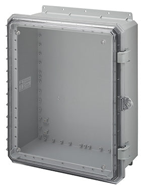 Integra - Genesis Line | 20x16x8 | Polycarbonate | Multiple Latching Options | Hinged | Integrated Mounting Flange - 0