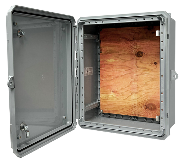 Integra - Genesis Line | 20x16x8 | Polycarbonate | Multiple Latching Options | Hinged | Integrated Mounting Flange