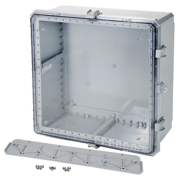Integra - Genesis Line | 24x24x10 | Polycarbonate | Multiple Latching Options | Hinged | Integrated Mounting Flange