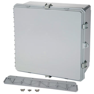 Integra - Genesis Line | 24x24x10 | Polycarbonate | Multiple Latching Options | Hinged | Integrated Mounting Flange - 0