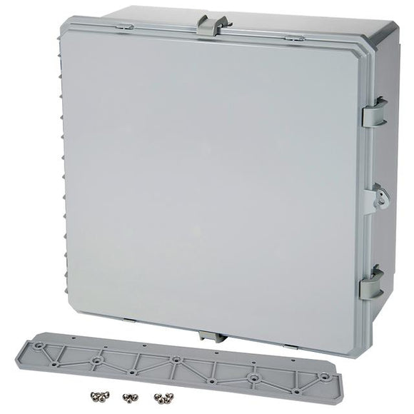 Integra - Genesis Line | 24x24x10 | Polycarbonate | Multiple Latching Options | Hinged | Integrated Mounting Flange