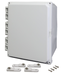 Integra - Premium Line | Polycarbonate | Hinged Cover | Opaque | Mounting Feet | 6P | White-6