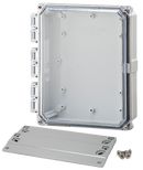 Integra - Premium Line | Clear Hinge Cover | Four Screw Lid | Flanges | NEMA 6P-5