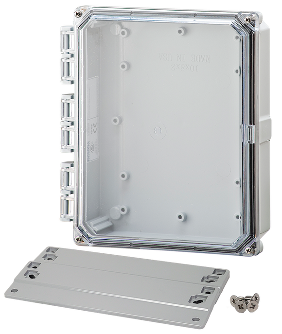 Integra - Premium Line | Polycarbonate | Clear Hinge Cover | Two Screw Cover | Flanges | NEMA 4X