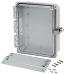 Integra - Premium Line | Polycarbonate Enclosure | Clear Hinge Cover | Locking Latch | Flanges | NEMA 4X-5
