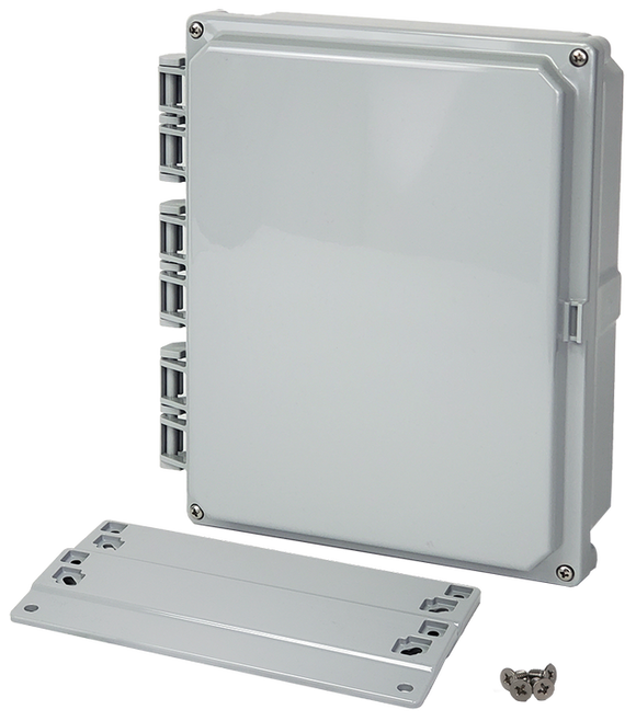 Integra - Premium Line | Opaque Hinge Cover | Four Screw Lid | Flanges | NEMA 6P