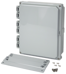Integra - Premium Line | Opaque Hinge Cover | Two Screw Cover | Flanges | NEMA 4X-5