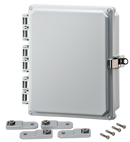 Integra - Premium Line | Polycarbonate | Hinged Cover | Opaque | Stainless Steel Locking Latch | Mounting Feet-4
