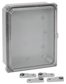 Integra - Premium Line | Polycarbonate | Screw Closure | Clear | Mounting Feet | NEMA 6P-3