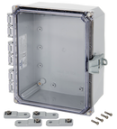 Integra - Premium Line | Polycarbonate | Hinged Cover | Clear | Non-Metallic Locking Latch | Mounting Feet-7