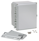 Integra - Premium Line | Opaque Hinge Cover | Four Screw Lid | Flanges | NEMA 6P-6