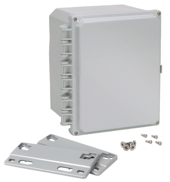 Integra - Premium Line | Opaque Hinge Cover | Four Screw Lid | Flanges | NEMA 6P