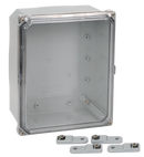 Integra - Premium Line | Polycarbonate | Screw Closure | Clear | Mounting Feet | NEMA 6P-6