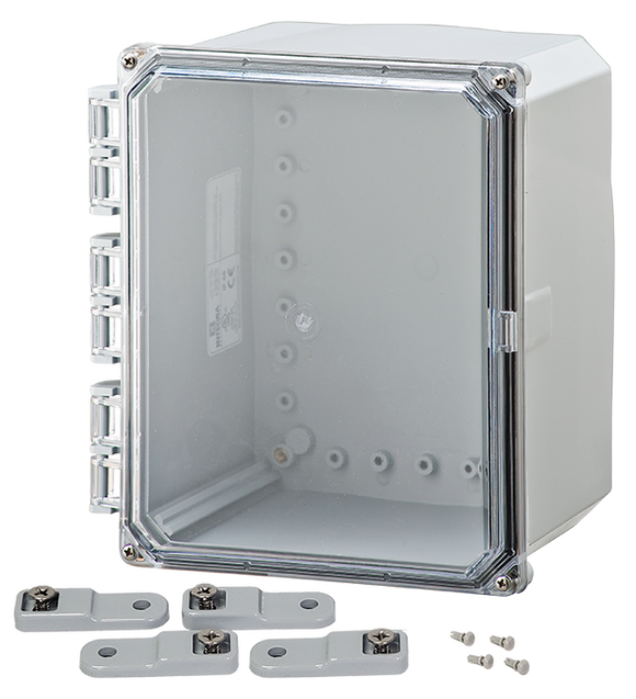 Integra - Premium Line | Polycarbonate | Clear Hinge Cover | Latch | Feet | NEMA 4X