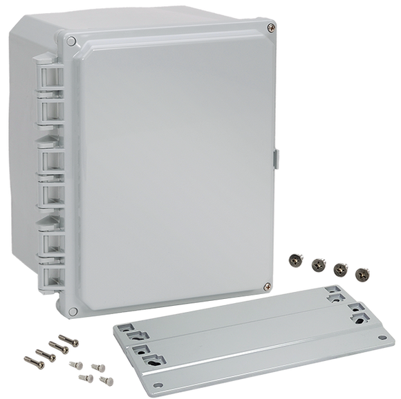 Integra - Premium Line | Opaque Hinge Cover | Two Screw Cover | Flanges | NEMA 4X