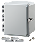 Integra - Premium Line | Polycarbonate | Hinged Cover | Opaque | Stainless Steel Locking Latch | Mounting Feet-6