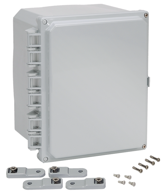 Integra - Premium Line | Polycarbonate | Opaque Hinge Cover | Latch | Feet | NEMA 4X